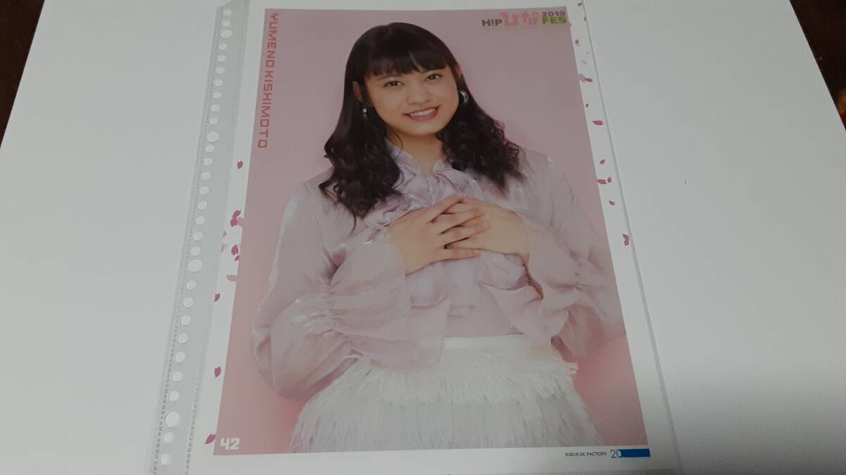 Hello! Project ひなフェス 2019 ピンナップポスター 岸本ゆめの_画像1