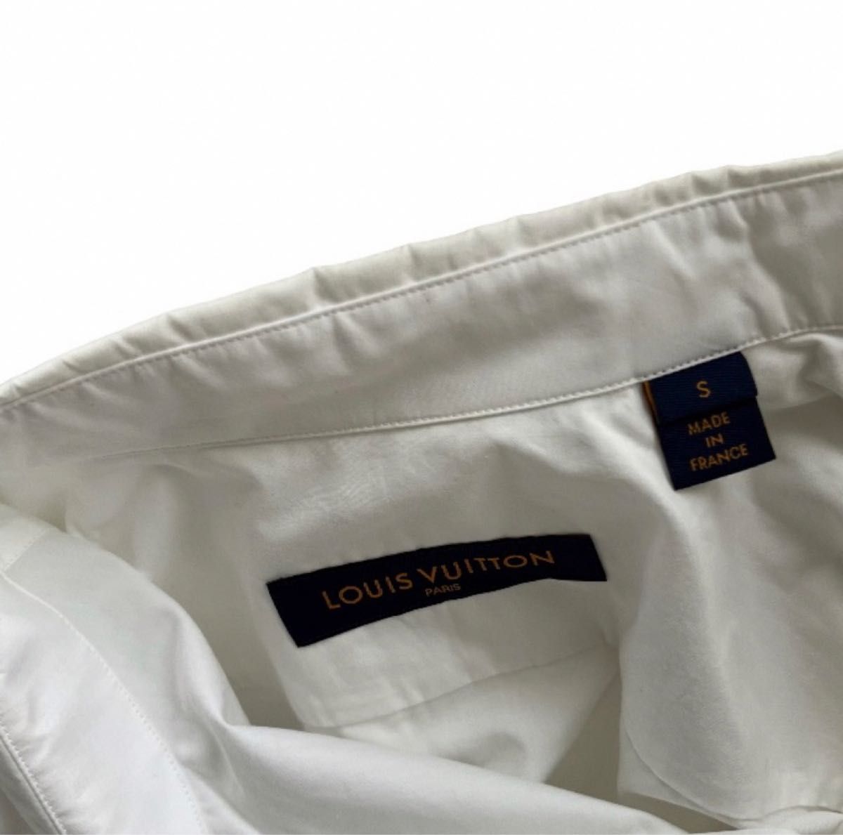 ルイ ヴィトン　Louis Vuitton 白　LV メンズ　半袖半袖シャツ シャツ 半袖　LV