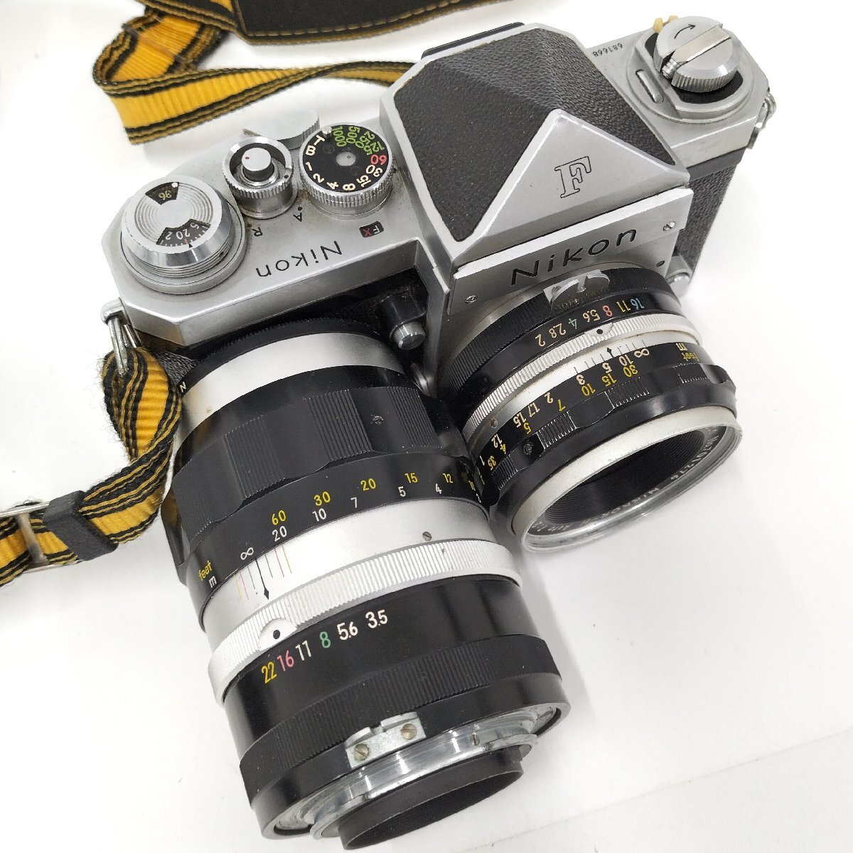 ●ニコン Nikon ニコンF 一眼レフ フィルムカメラ シルバー ボディ レンズ 中古 [ne]suw4_画像8