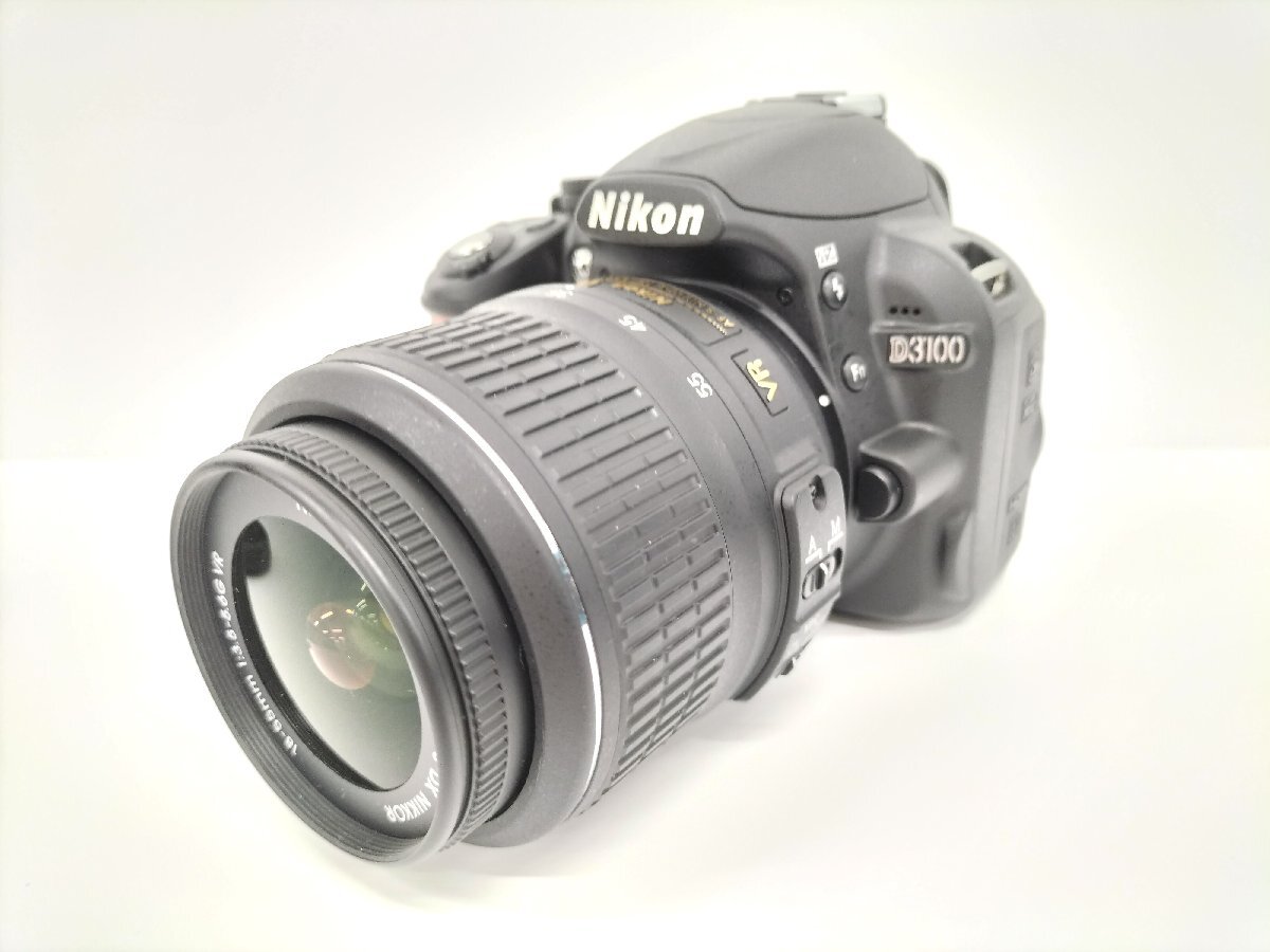 ●Nikon ニコン 一眼レフデジタルカメラ D3100 レンズ【 AF-S DX NIKKOR 18-55mm 1:3.5-5.6G VR 】ストラップ、カメラ収納バッグ付きの画像2