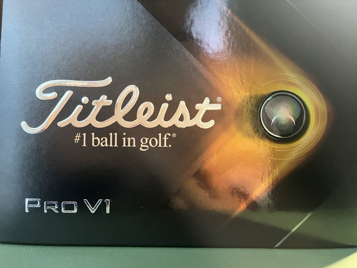 未使用 タイトリスト TITLEIST ゴルフボール PRO V1 １ダース １箱 １２個 白 Titleist ホワイトの画像3