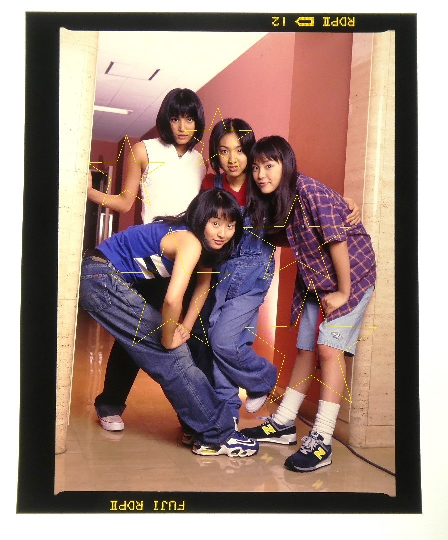 SPEED（新垣仁絵・上原多香子・今井絵理子・島袋寛子）　ポジフィルム　５カット　写真　美品_画像1