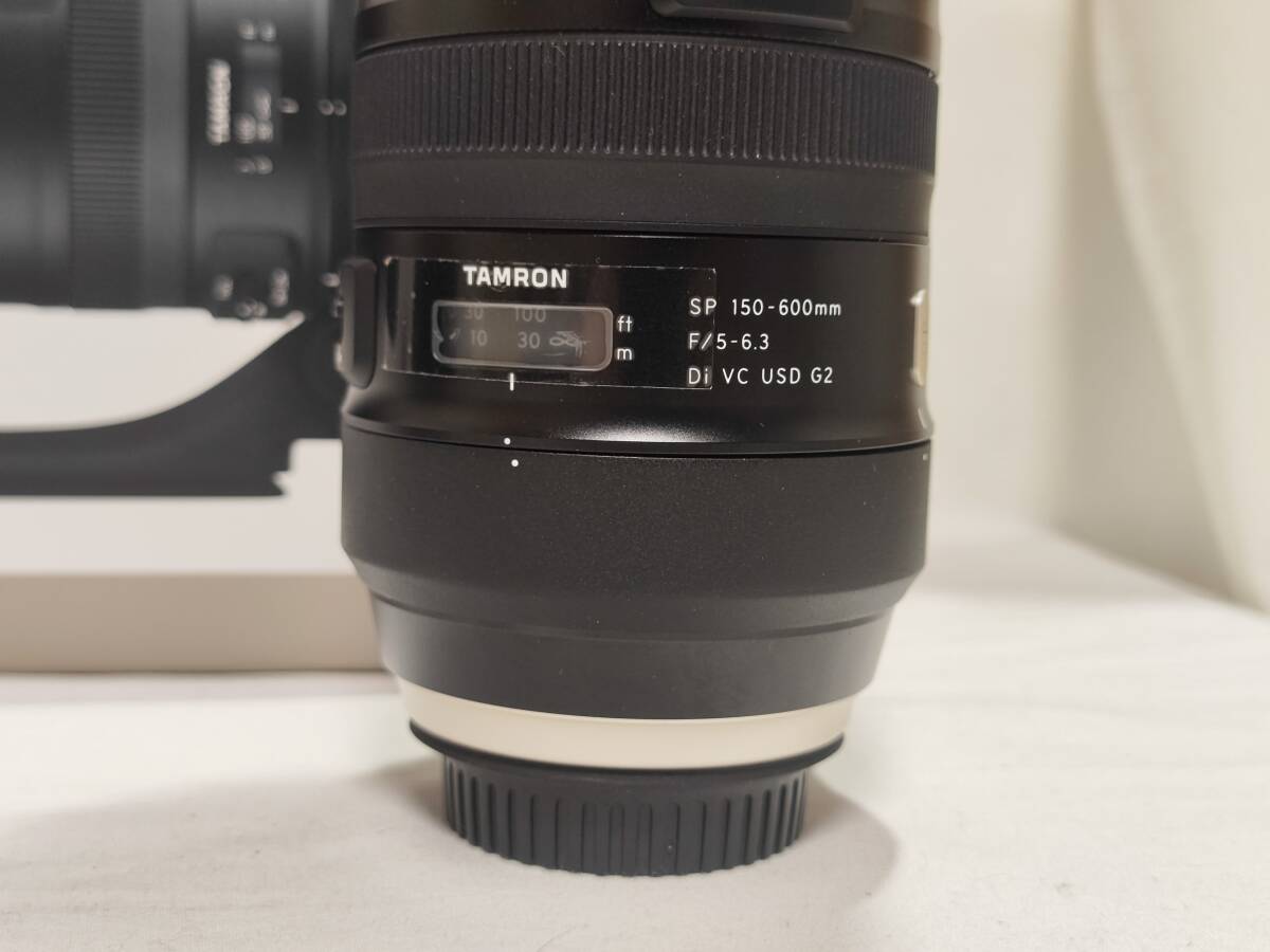 タムロン SP 150-600mm F/5-6.3 Di VC USD G2 ※動作未確認 現状品 箱付き キャノン EFの画像4