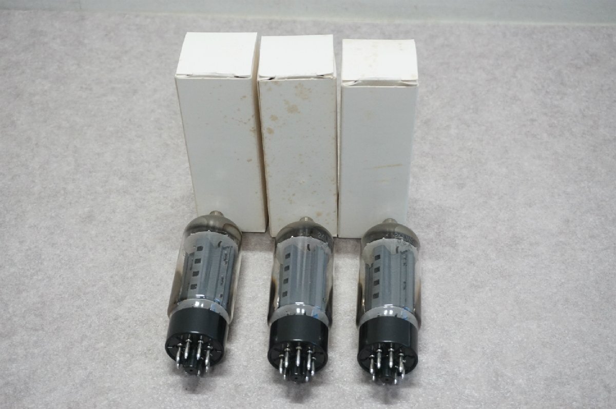 [SK][C4194960] 未使用品 26LW6 真空管3本セット General Electric ゼネラルエレクトリック GE 白箱付きの画像1