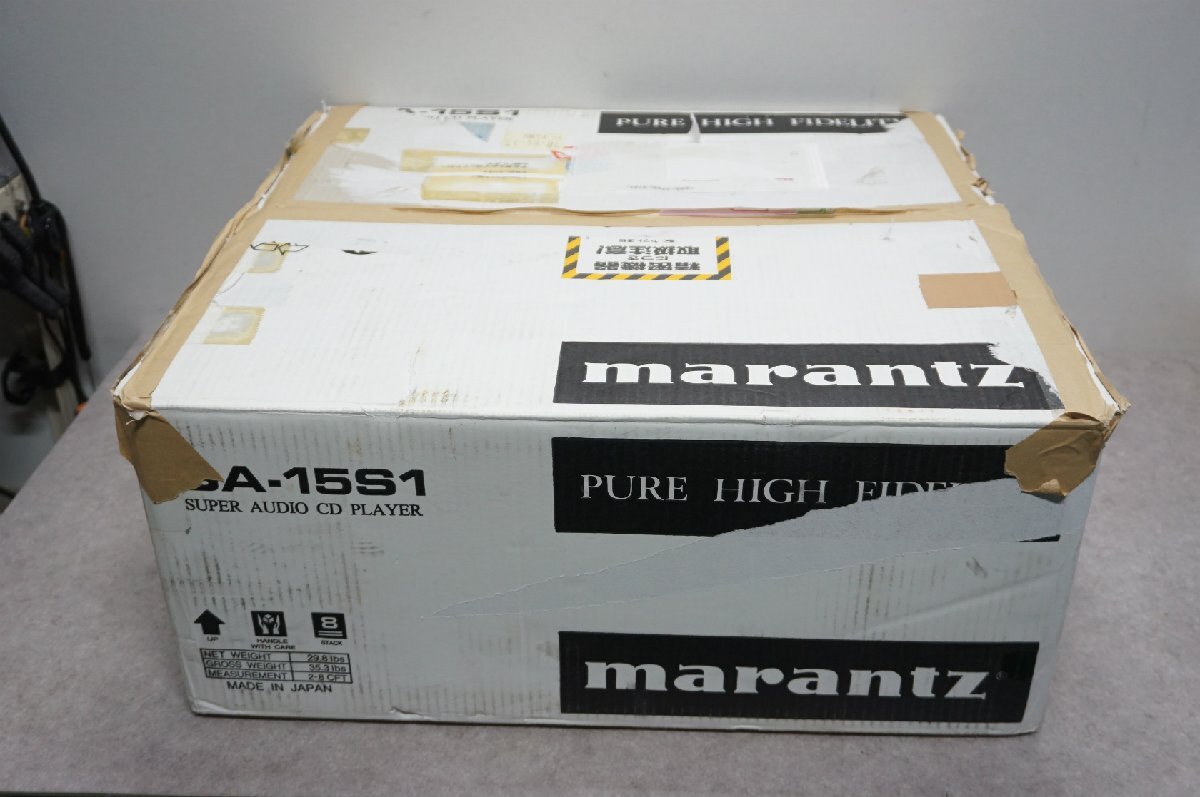 [SK][C4231114] Marantz マランツ SA-15S1 SA/CDプレーヤー 元箱、リモコン付き_画像7