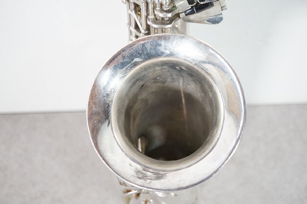 [NZ][C4167912] SELMER cell ma- sax SELMER LON DON MADE IN FRANCE France made silver alto saxophone 