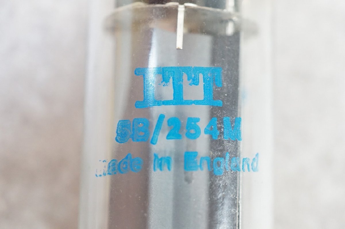 [NZ][C4189760] 未使用品 ITT 5B/254M CV428 ITT ELECTRONIC TUBE 真空管6本セット 元箱付き_画像8