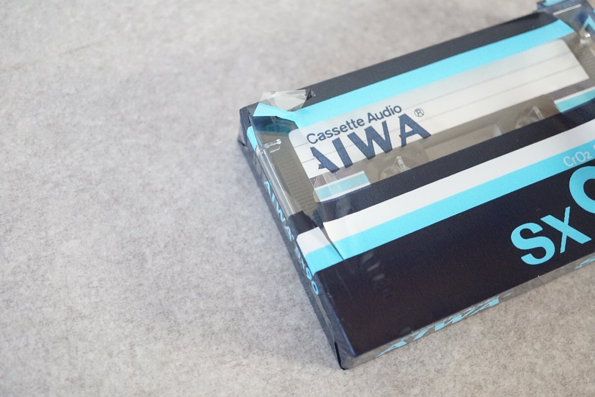 [QS][C4209060] unused unopened goods AIWA Aiwa SX90 cassette tape CrO2 POSITION * shrink . crack equipped 