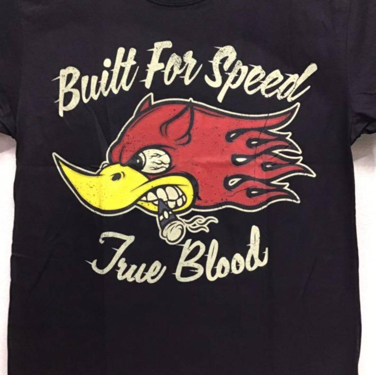 新品 バイク バイカー Tシャツ Mサイズ BUILT FOR SPEED オートバイ_画像2