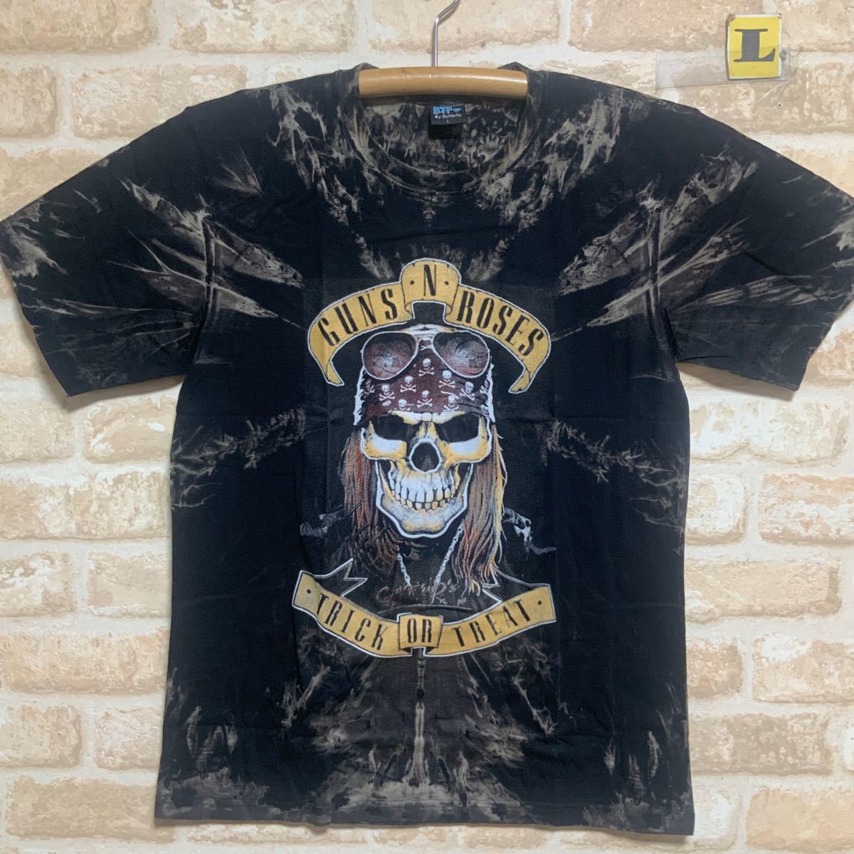 ガンズ アンドローゼズ Tシャツ Lサイズ Guns N' Roses ③バンドTシャツ 半袖の画像1