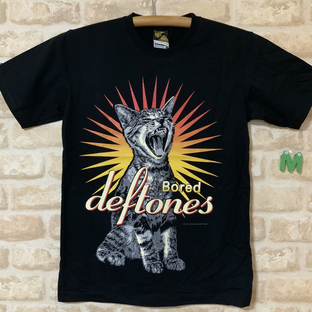 デフトーンズ　Deftones ネコ　キャット　Tシャツ　Mサイズ　ロックバンド_画像1