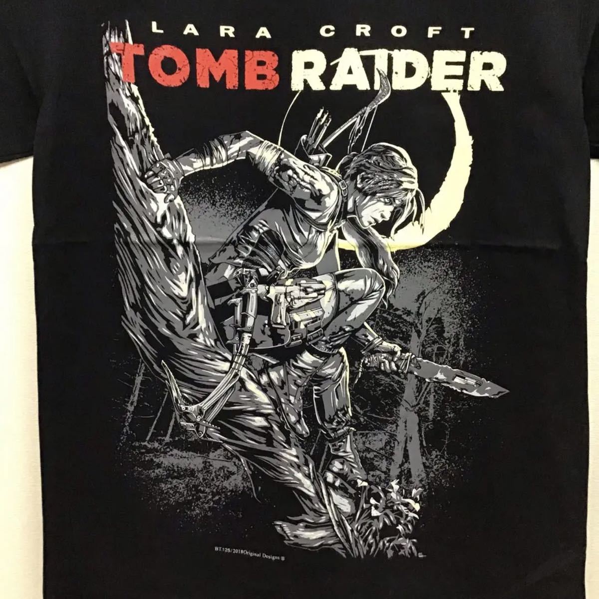 新品 トゥームレイダー Tシャツ Lサイズ ブラック TOMB RAIDER_画像2