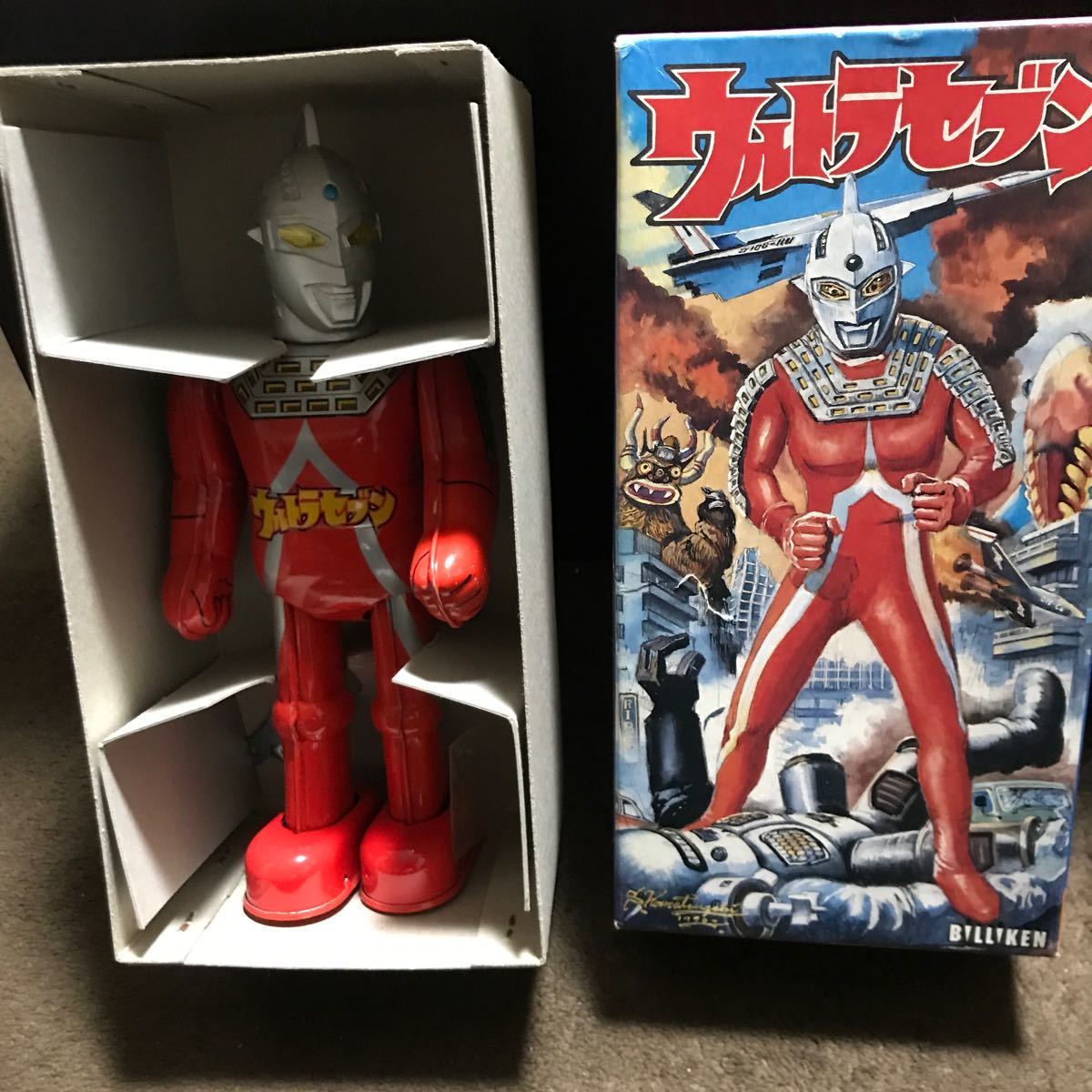 【激レア】昭和レトロ ウルトラセブン　ブリキ 当時物_画像1