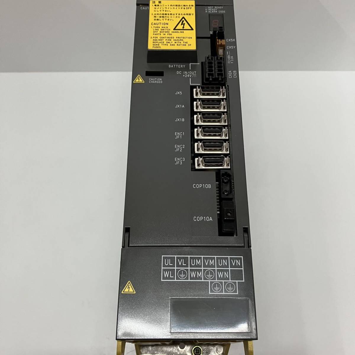 ジャンク品　FANUC　ファナック　A06B-6096-H305　サーボアンプ　部品取り　電子部品　A-77_画像6