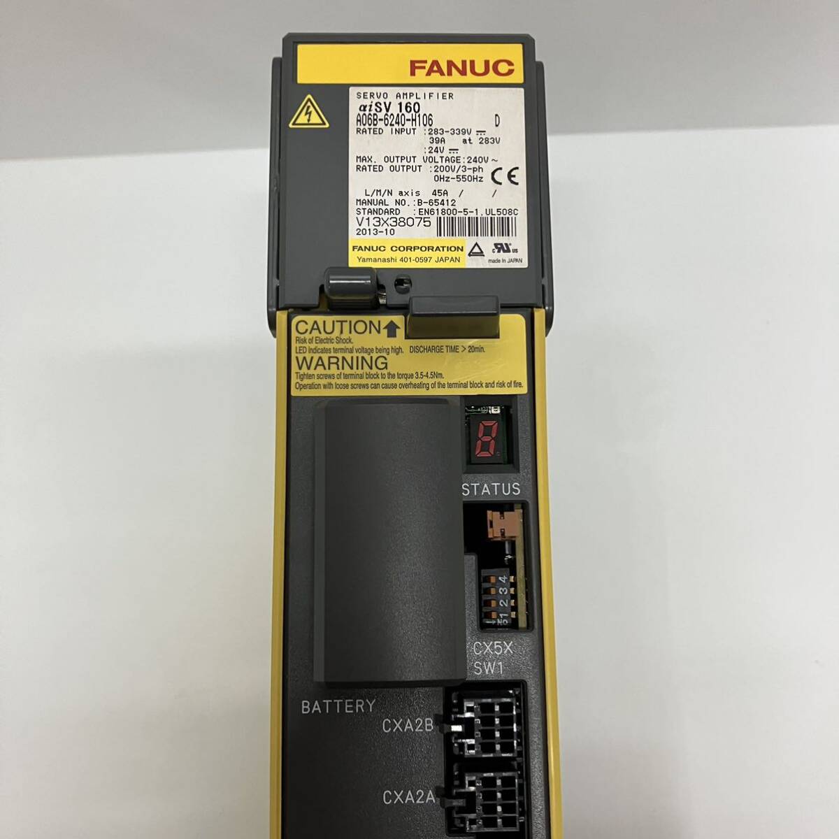 ジャンク品　中古　FANUC　ファナック　A06B-6240-H106　サーボアンプ　部品取り　電子部品　A-167_画像3