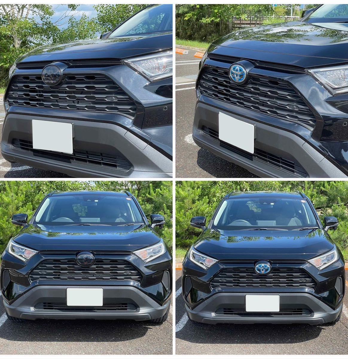 RAV4テールランプ×フロントエンブレムスモークフィルム1台分【専用カット済】_画像8