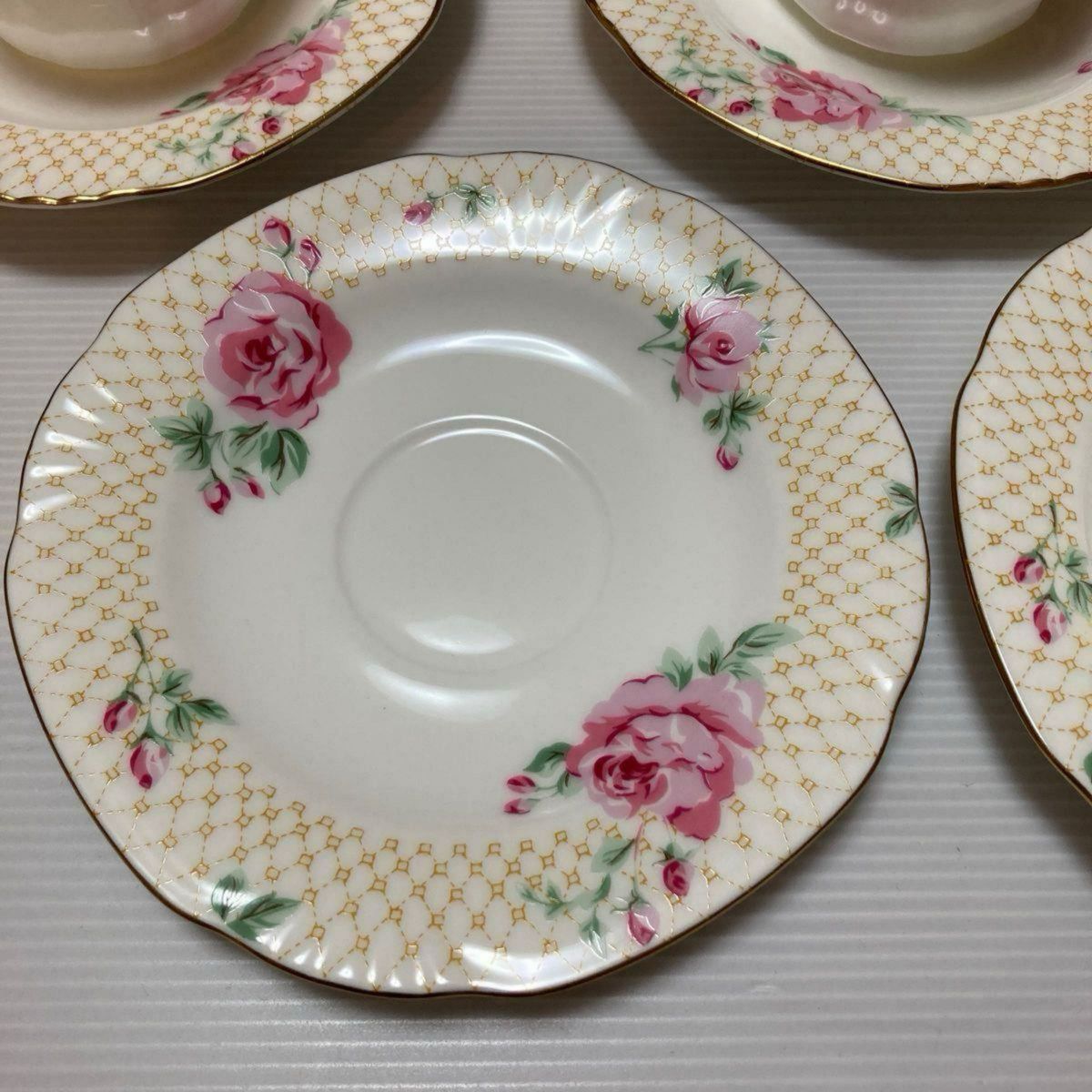 SANGO BONE CHINA コーヒーカップ ソーサー 5客 花柄｜Yahoo
