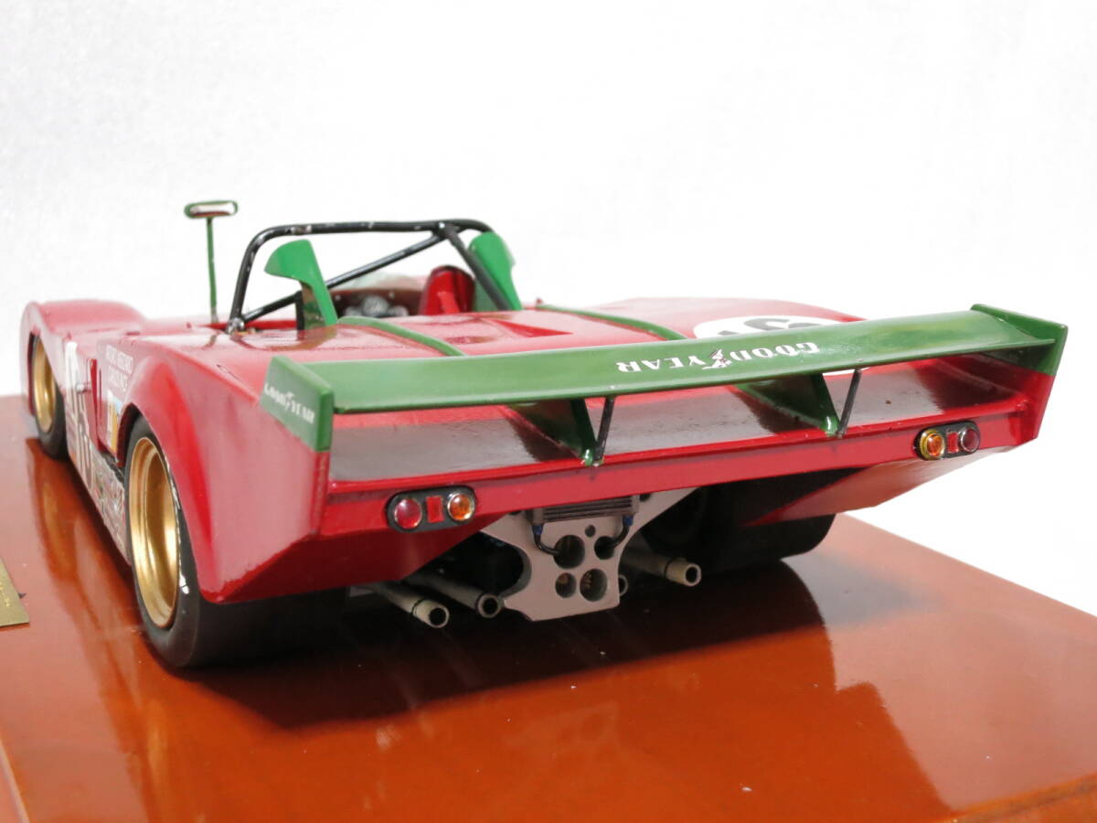 1/12　フェラーリ Ferrari 312PB-73 #16 24h Le Mans 1973　500台限定レジンキット完成品　台座付き　ジャンク_画像4