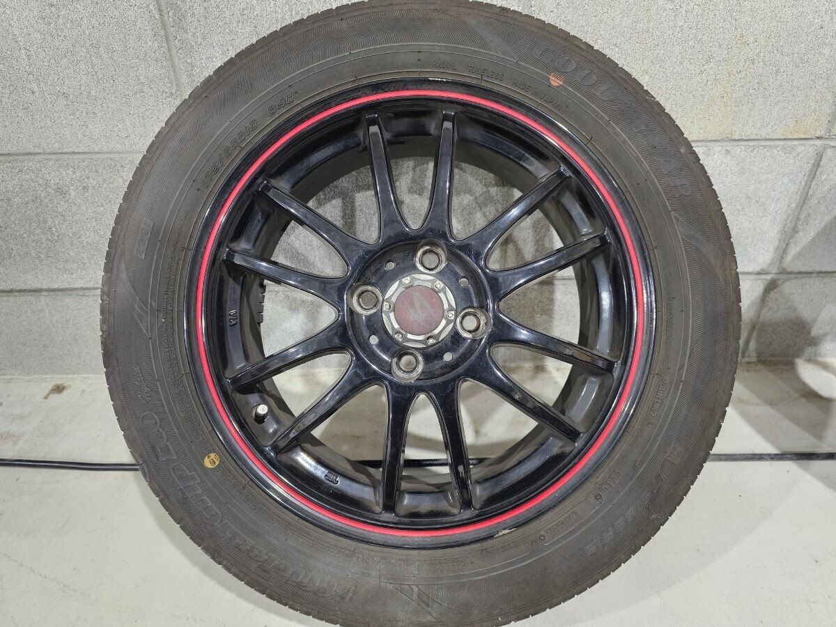 【中古品】2022年製 タイヤ S-HOLD LAGUNA BR 175/65/R15 エスホールド ラグナ GOOD YEAR efficient grip eco EG01 4本セットの画像1