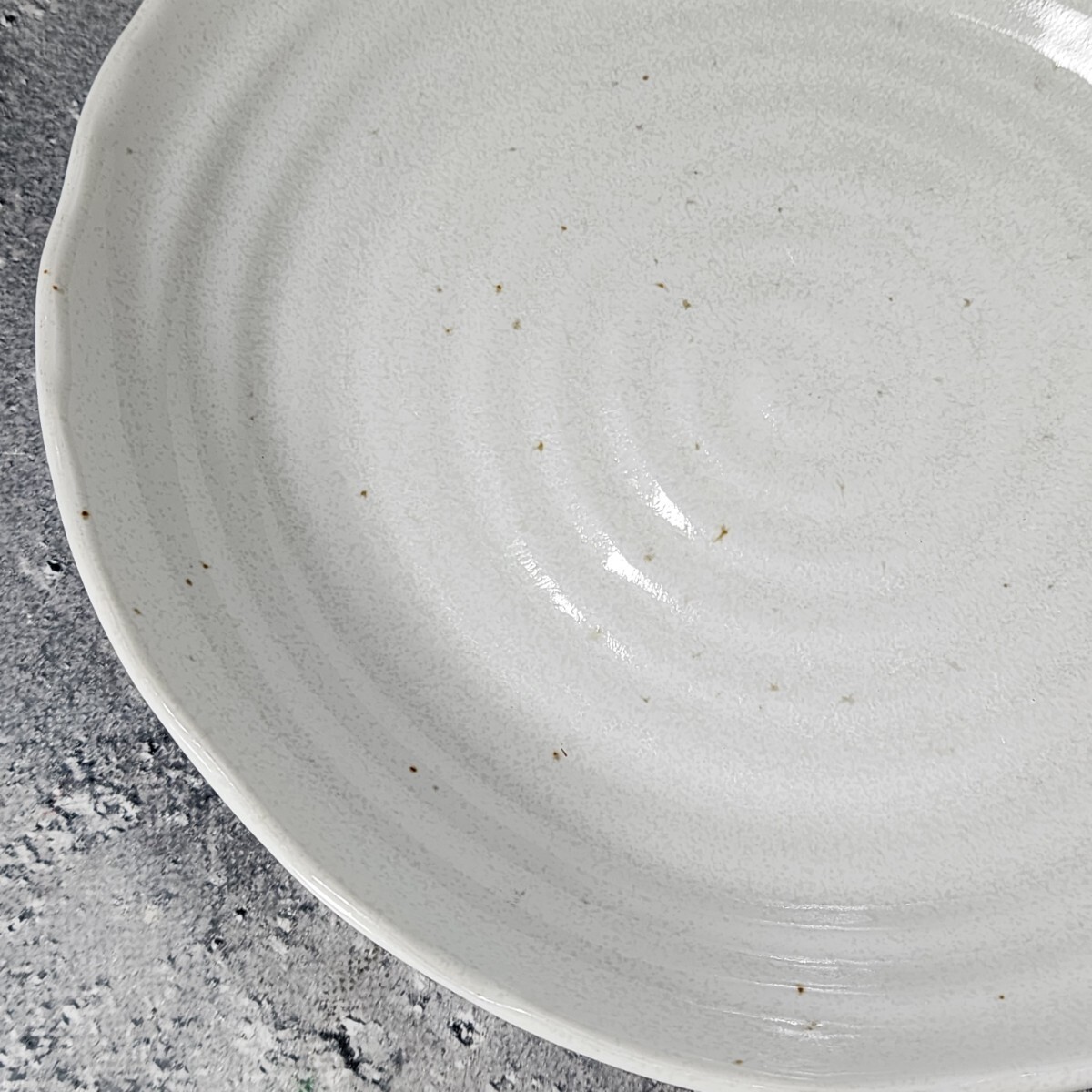 白釉 パスタカレー皿 4枚 未使用 /深皿/シンプル/食器/陶磁器/の画像4