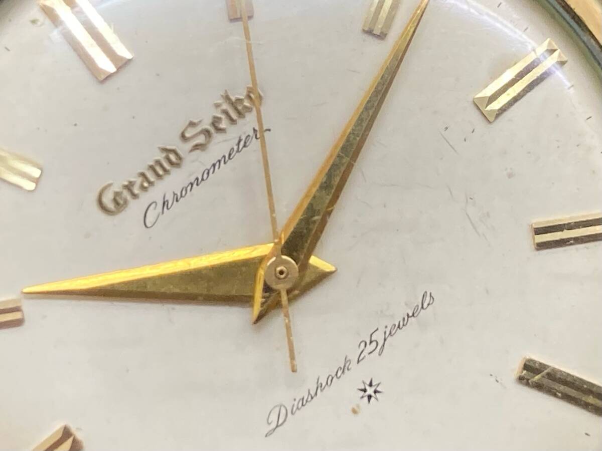 【ヴィンテージ】GRAND SEIKO(グランドセイコー)　Chronometer(クロノメーター)　Diashock 25 jewels(ダイアショック 25 ジュエル)　メンズ_画像3