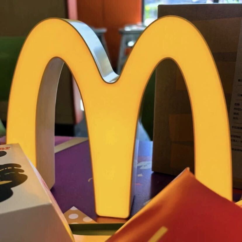 《マクドナルドライト》ゴールデンアーチ ネオン アメリカン サイン 看板 McDonald's マクドナルド ガレージ _画像1