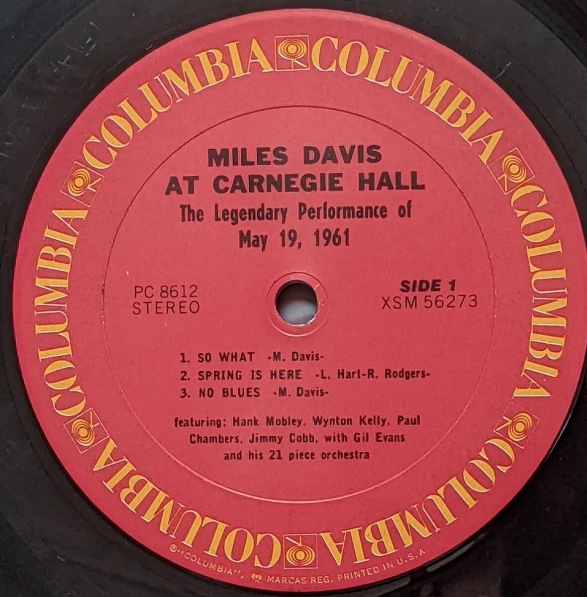 60's マイルス・デイヴィス ギル・エヴァンス (US盤 LP)/ アット・カーネギー・ホール Miles Davis At Carnegie Hall PC 8612 1961年_画像4