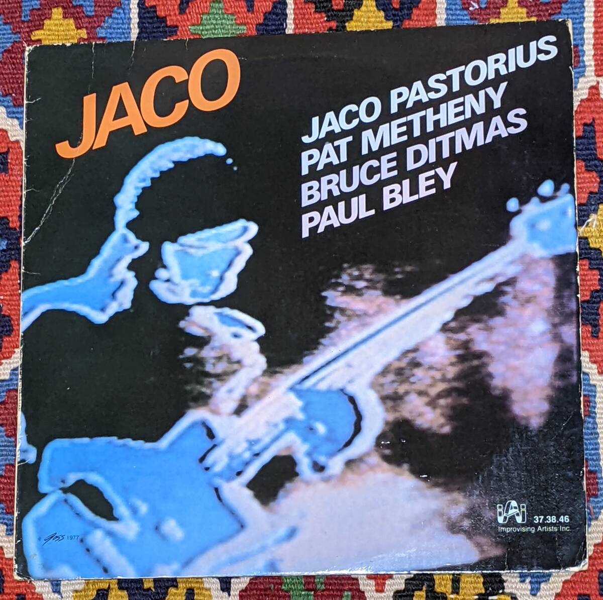 70's ジャコ・パストリアス パット・メセニー ブルース・ディトマス ポール・ブレイ (US盤 LP)/ Jaco IAI 37.38.46 1974年の画像6