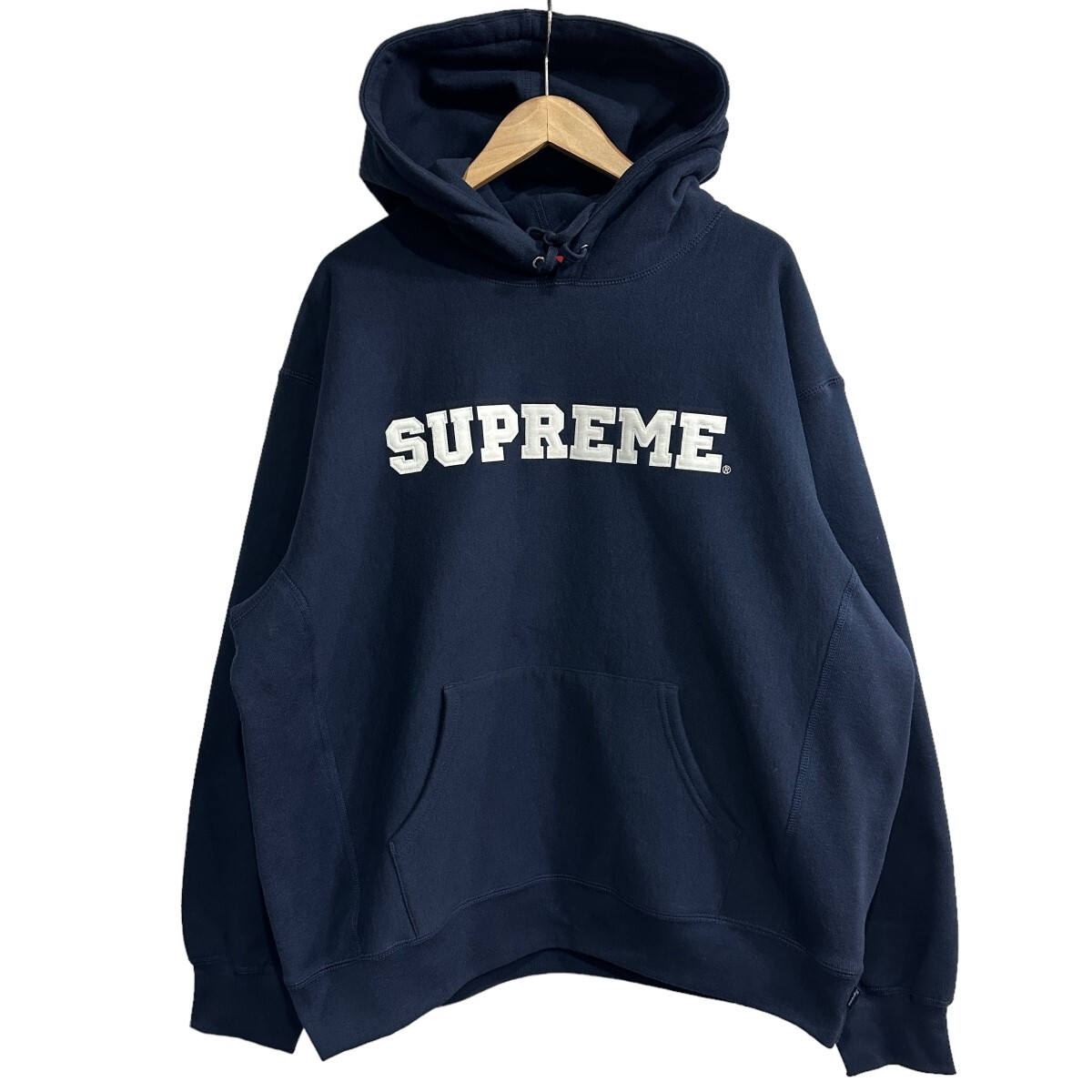 【美品】サイズL シュプリーム SUPREME　 24SS Collegiate Hooded Sweatshirt カレッジエイトスウェットパーカー 8065000172944