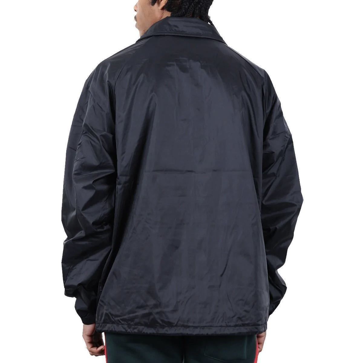 新品未使用 SHAKA WEAR シャカウェア ナイロンコーチジャケット 黒 ブラック XLサイズ COACH JACKET_画像10