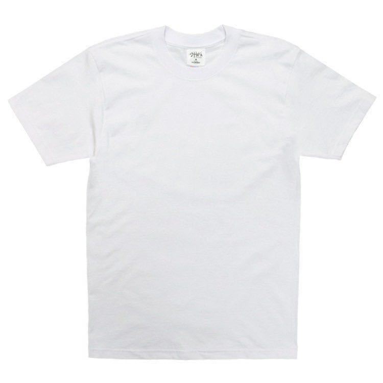 新品未使用 シャカウェア 7.5oz マックス ヘビーウエイト 無地 半袖 Tシャツ 白 XLサイズ 2枚 SHAKA WEAR ホワイト クルーネック