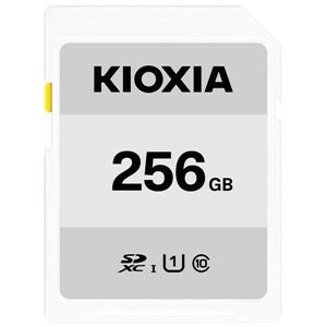 【新品】KIOXIA UHS-I対応 Class10 SDXCメモリカード 256GB KSDB-A256G_画像1