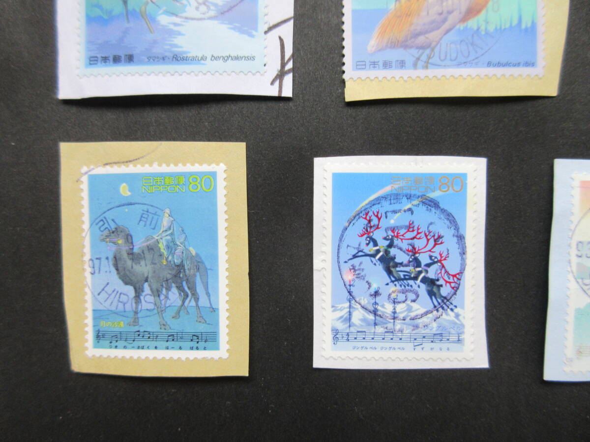 【13】使用済み 日本切手20枚 特殊切手（近代美術ｘ5・特殊鳥類ｘ5・他10）局名・日付のわかる消印の画像6