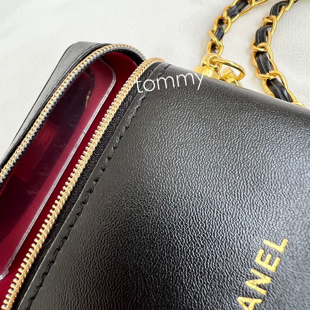 新品 シャネル リップケースポーチ CHANEL チェーン ポーチ 新品 シャネル リップケースポーチ CHANEL チェーン ポーチ
