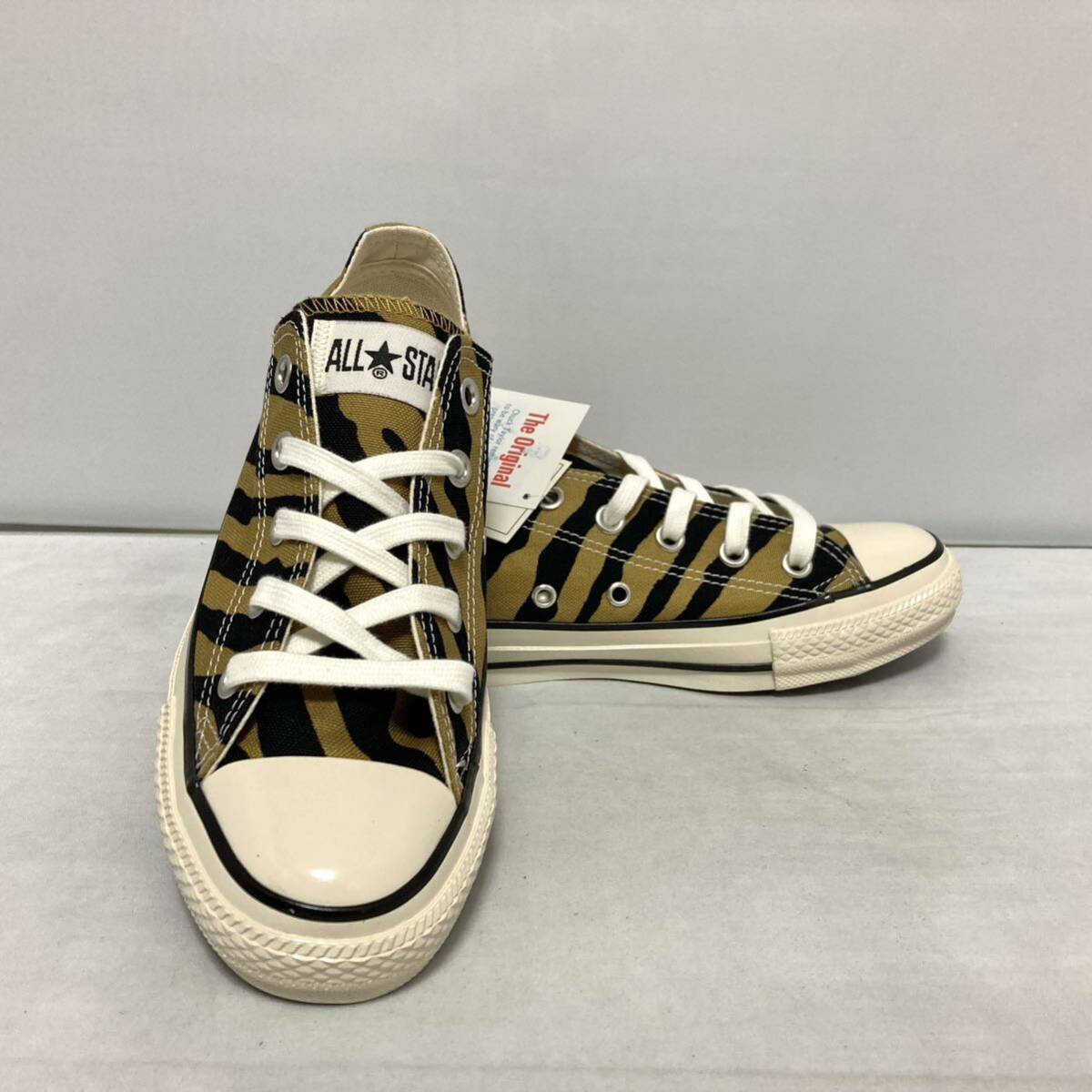 送料無料 CONVERSE ALLSTAR US BROWN TIGER OX 23cm_画像2