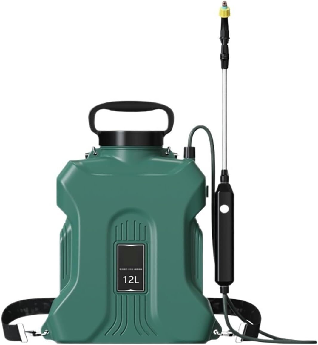 1円 電動噴霧器 グリーン 12L セ ット 4種類のノズル 充電式 噴霧器自動噴霧器 2500mahバッテリー 内蔵し 農薬 除草 散水 圧力調整可 _画像2