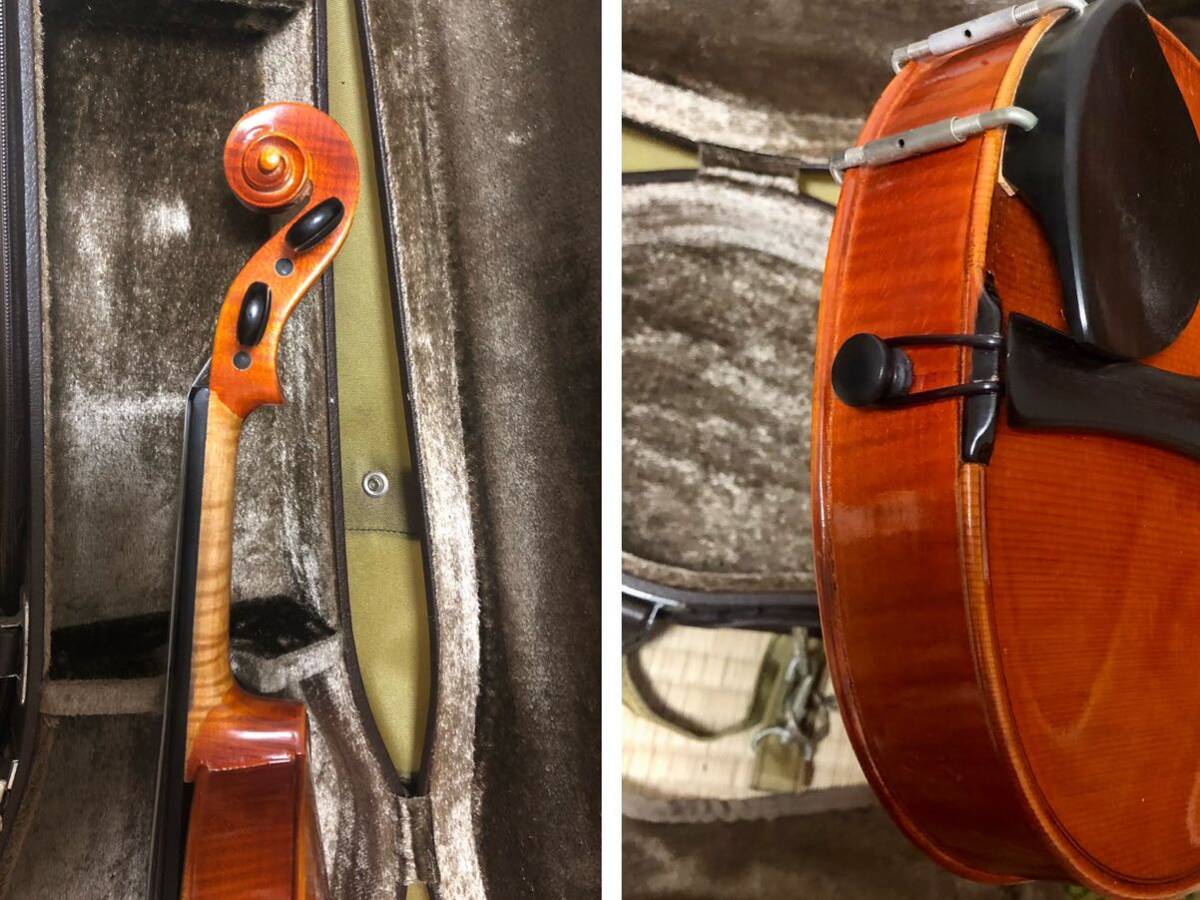 ドイツ製 Roderich Paesold ローデリヒ ペゾルト 4/4 フルサイズ バイオリン ヴァイオリン ケース付きの画像8