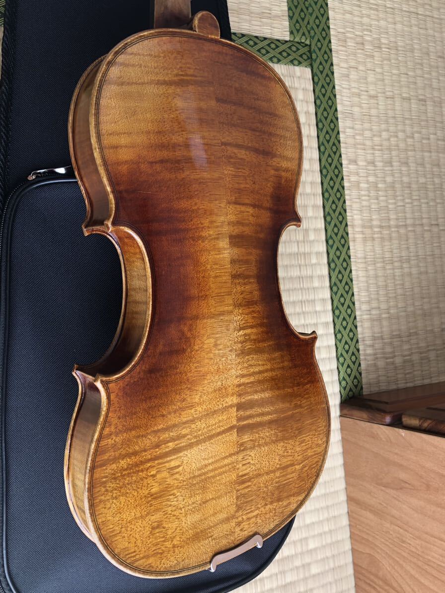 フルサイズ バイオリン 4/4 Ludwig Wurmer Nr 3 虎杢 ヴァイオリン ケース付き_画像5