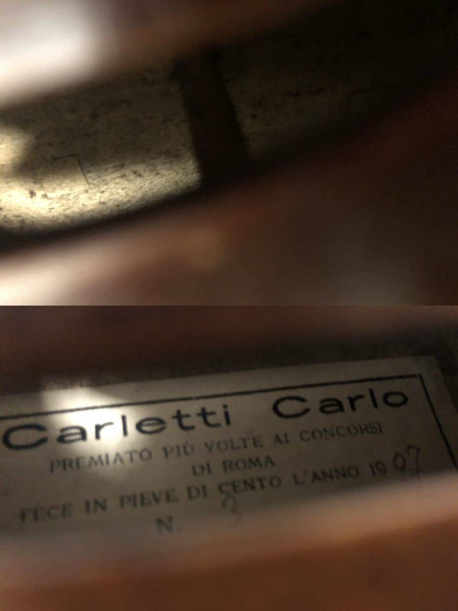 イタリア 古いバイオリン フルサイズ 4/4 虎杢 ヴァイオリン ケース付き_画像7