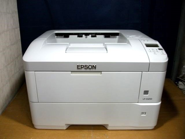 ● 中古レーザープリンタ / EPSON LP-S3250 / 自動両面印刷対応 / 残量不明トナー付き ●_画像1
