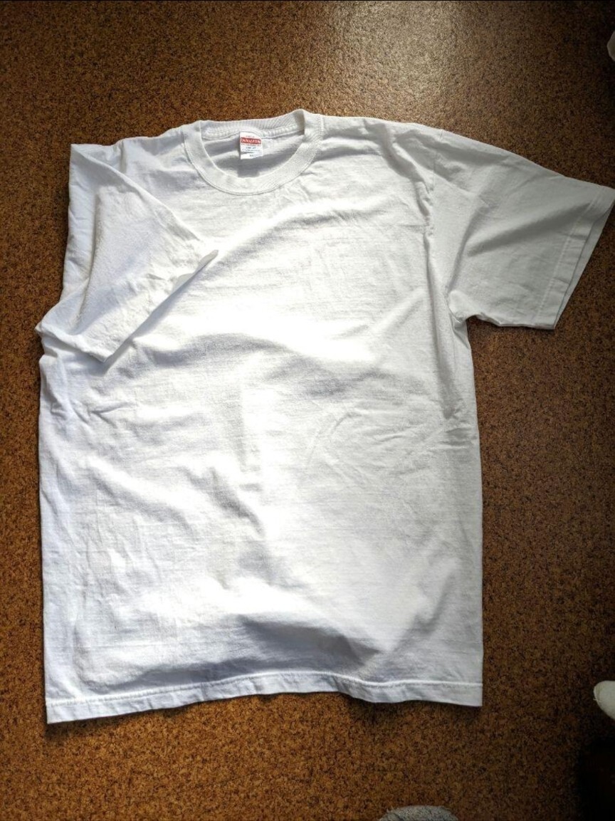ユナイテッドアスレ　XL　ホワイトTシャツ ワンオッシュ済_画像5