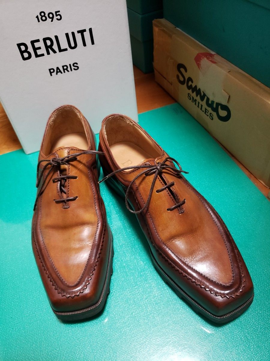 【極美品】ベルルッティ　Berluti　ウルティマ　ピカソ　ブラウン　６