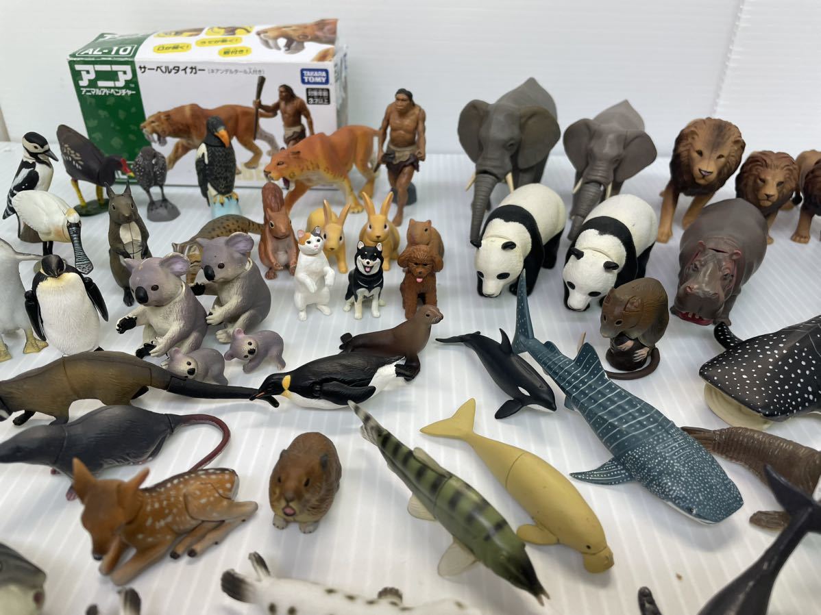 N311【ジャンク】アニア チョコエッグなど 動物 海洋生物 フィギュア 日本の動物コレクション タカラトミー 海洋堂 60個以上_画像5