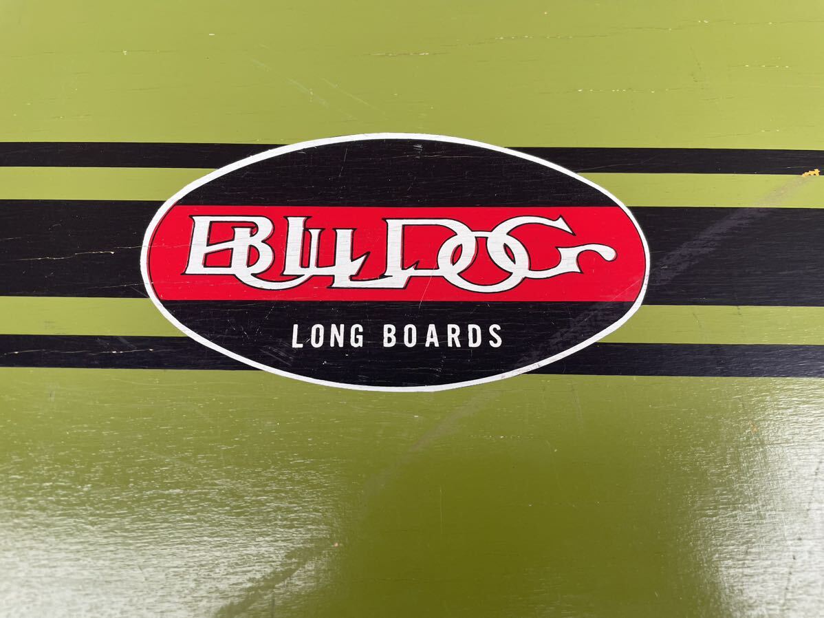 N379 BULLDOG ロングボード 全長:約106.5cm スケボー ロンスケ スケートボード Bulldog Skate ブルドッグ スケート BDSの画像3