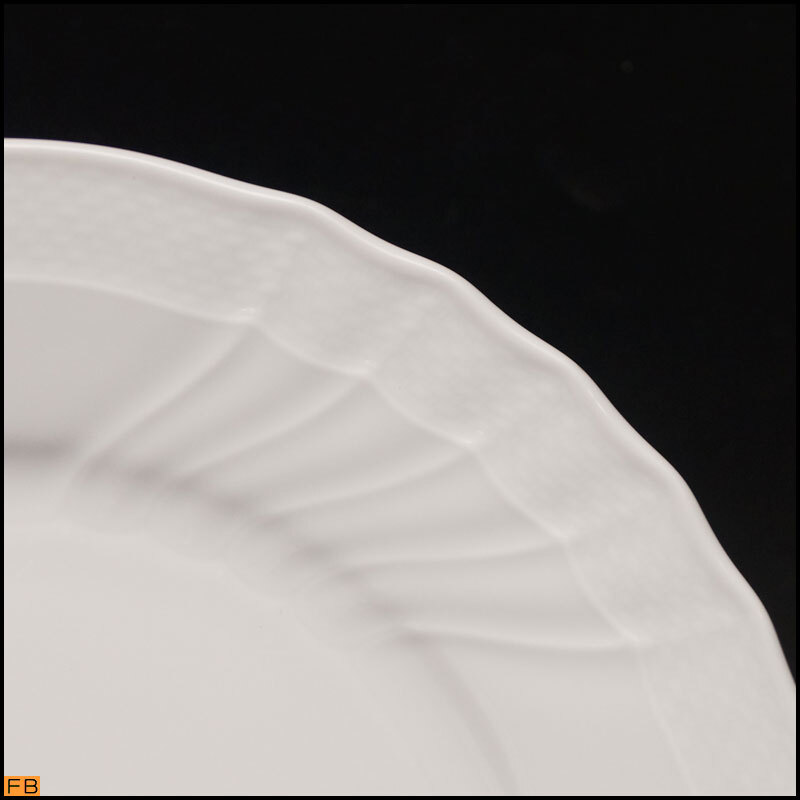 1396-リチャードジノリ◆ベッキオホワイト プレート 5枚 22cm 食器 Richard Ginoriの画像4