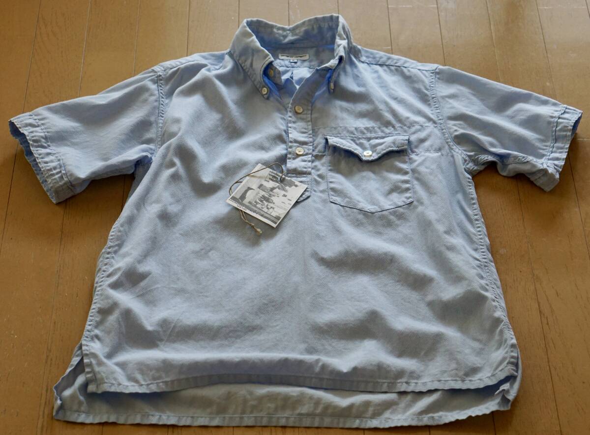 Engineered Garments エンジニアードガーメンツ Popover BD Shirt Cotton Oxford プルオーバー 半袖シャツ S オックスフォード_画像1