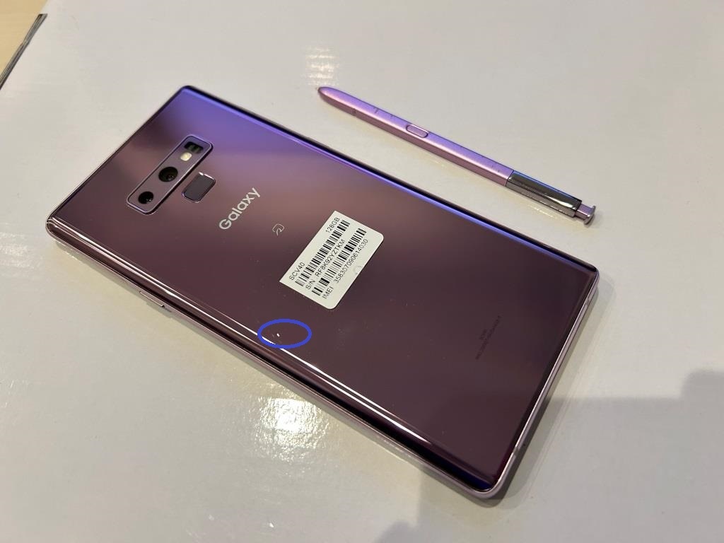 9520円 新品同様 Galaxy Note9 パープル au版 SIMフリー 純正 9520円 新品同様 Galaxy Note9 パープル au版 SIMフリー 純正