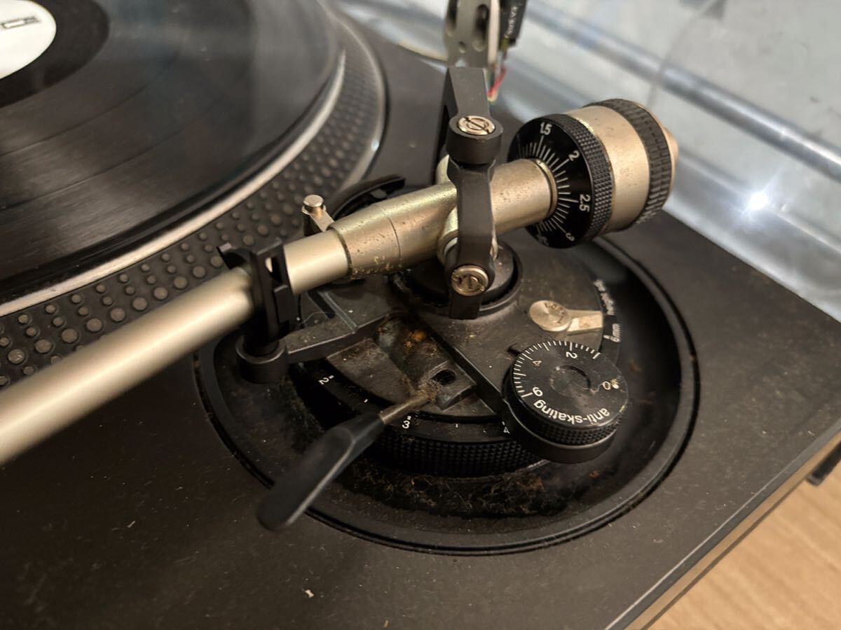 25F【中古】Technics クォーツシンセサイザー D.D. プレーヤー② SL-1200MK6_画像6