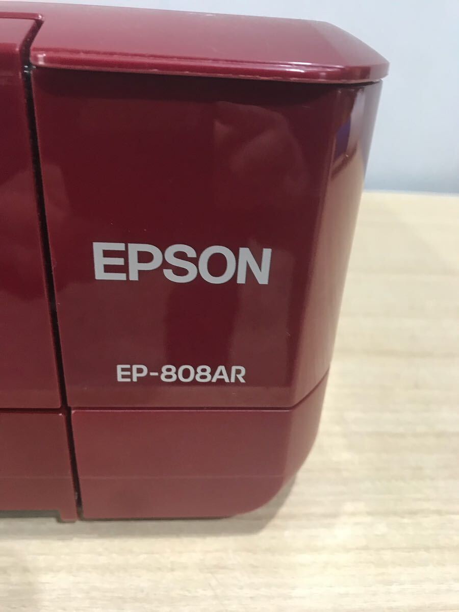 104 K【ジャンク】EPSON カラリオ　A4インクジェット複合機EP-808AR_画像2