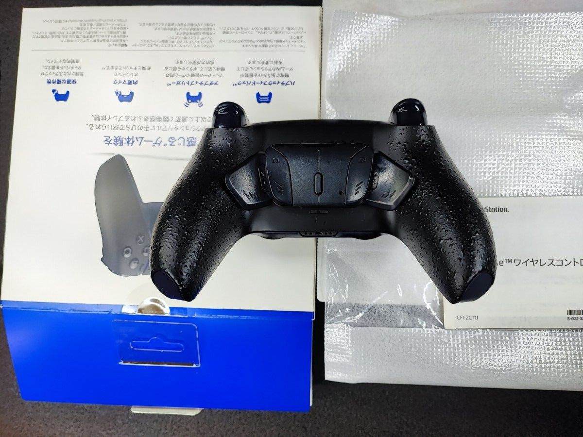 PS5 コントローラー ホールエフェクトVer.3.0 背面ボタンカスタム 純正Dualsense ミッドナイトブラック